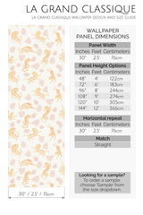 neutral tigers peel and stick wallpaper specifiation