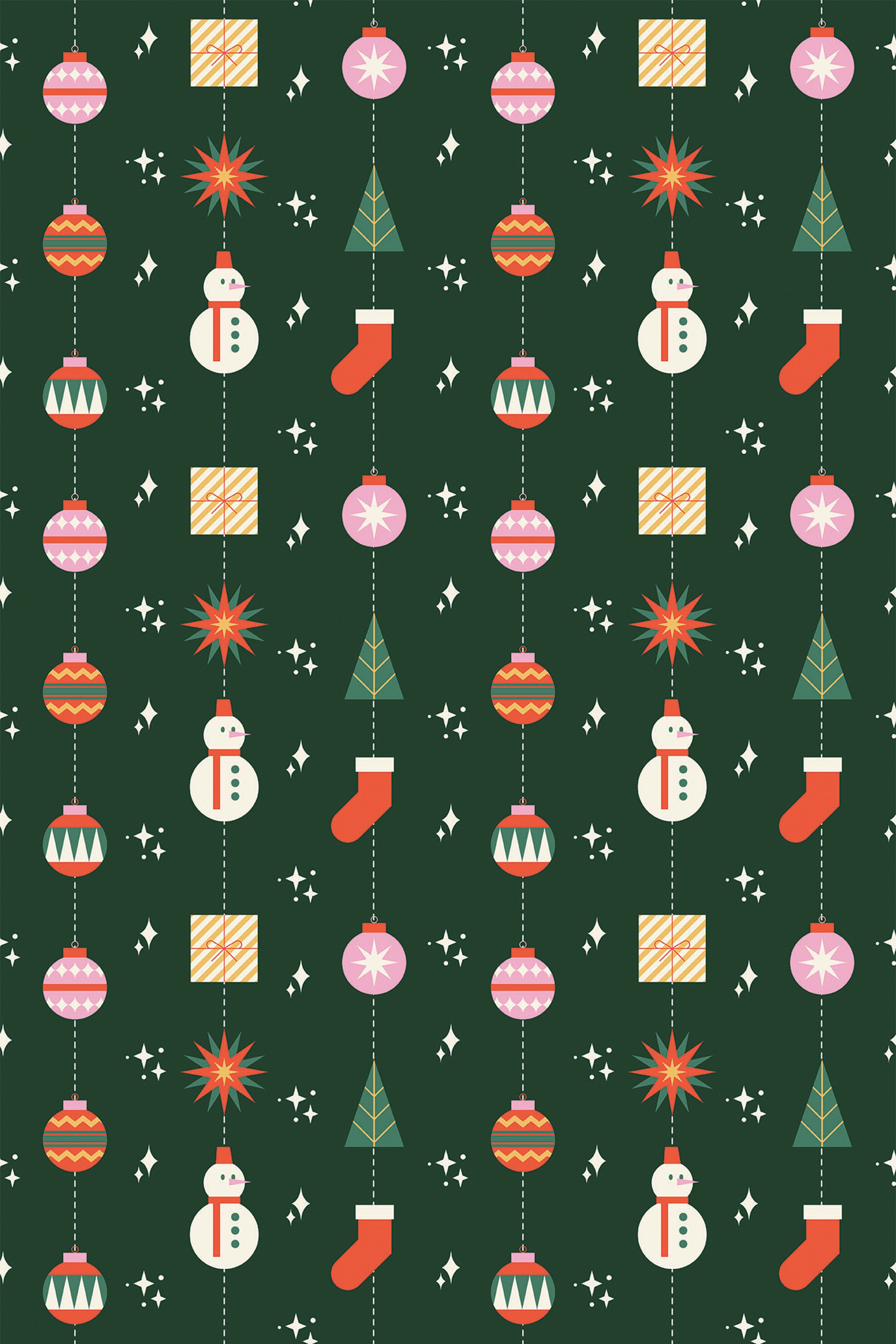christmas decoration wallpaper pattern repeat