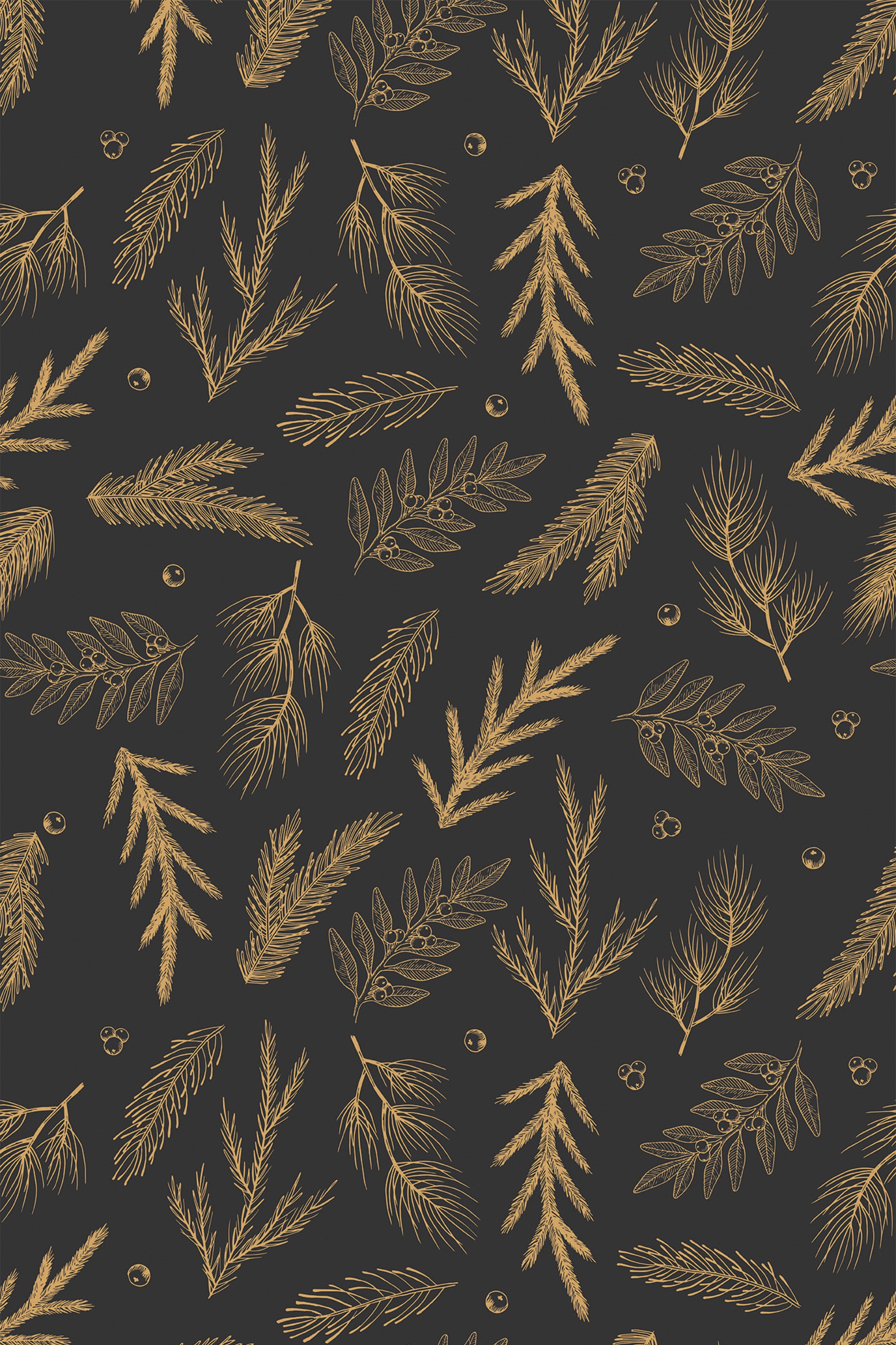 christmas pine pattern wallpaper pattern repeat