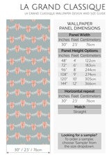 christmas bows peel and stick wallpaper specifiation