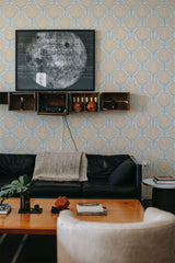 modern sophisticated living room leather sofa light botanical elegance by sara t peel and stick removable wallpaper
