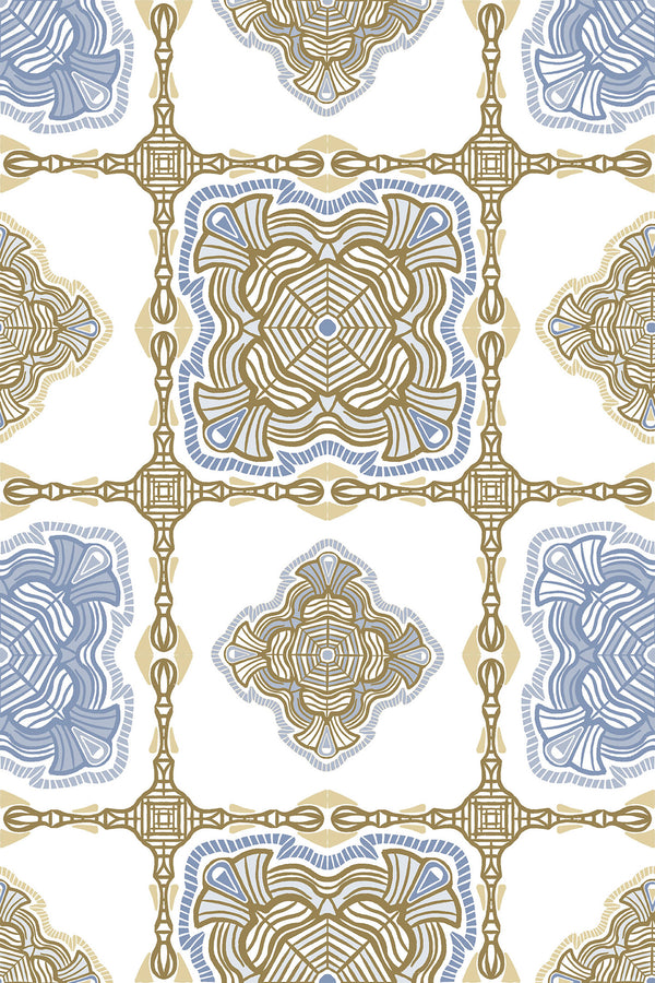 Green and Blue Heritage Tiles