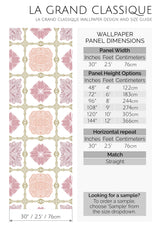 pink and white heritage tiles by sara t peel and stick wallpaper specifiation