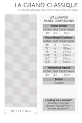 checkered gray peel and stick wallpaper specifiation