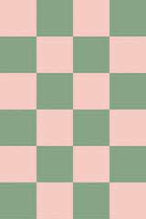 Checkered Pink and Green
