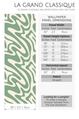 funky green an beige peel and stick wallpaper specifiation