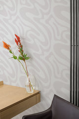 home office desk chair flower interior gray flowy accent wall