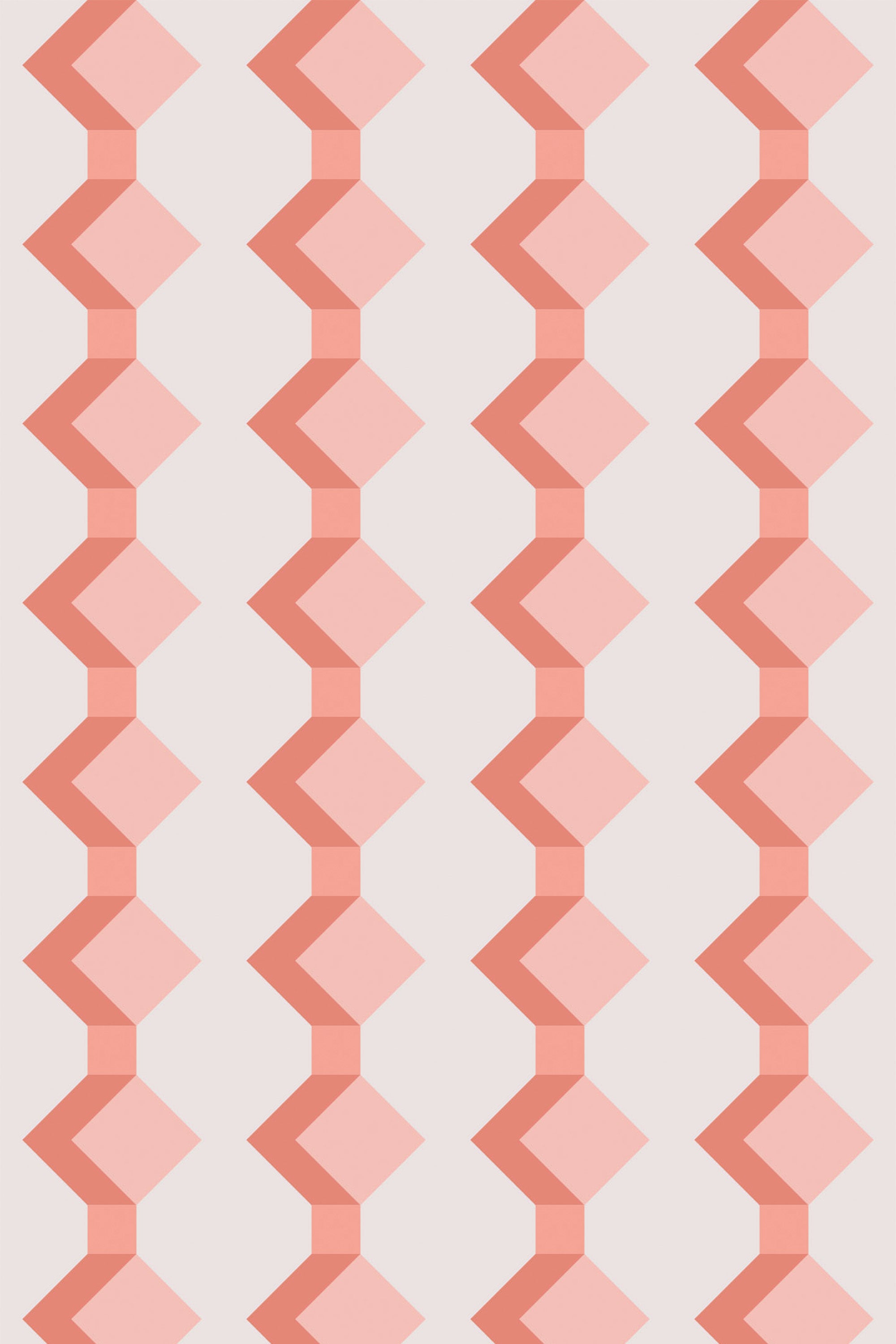 pink retro geometric wallpaper pattern repeat