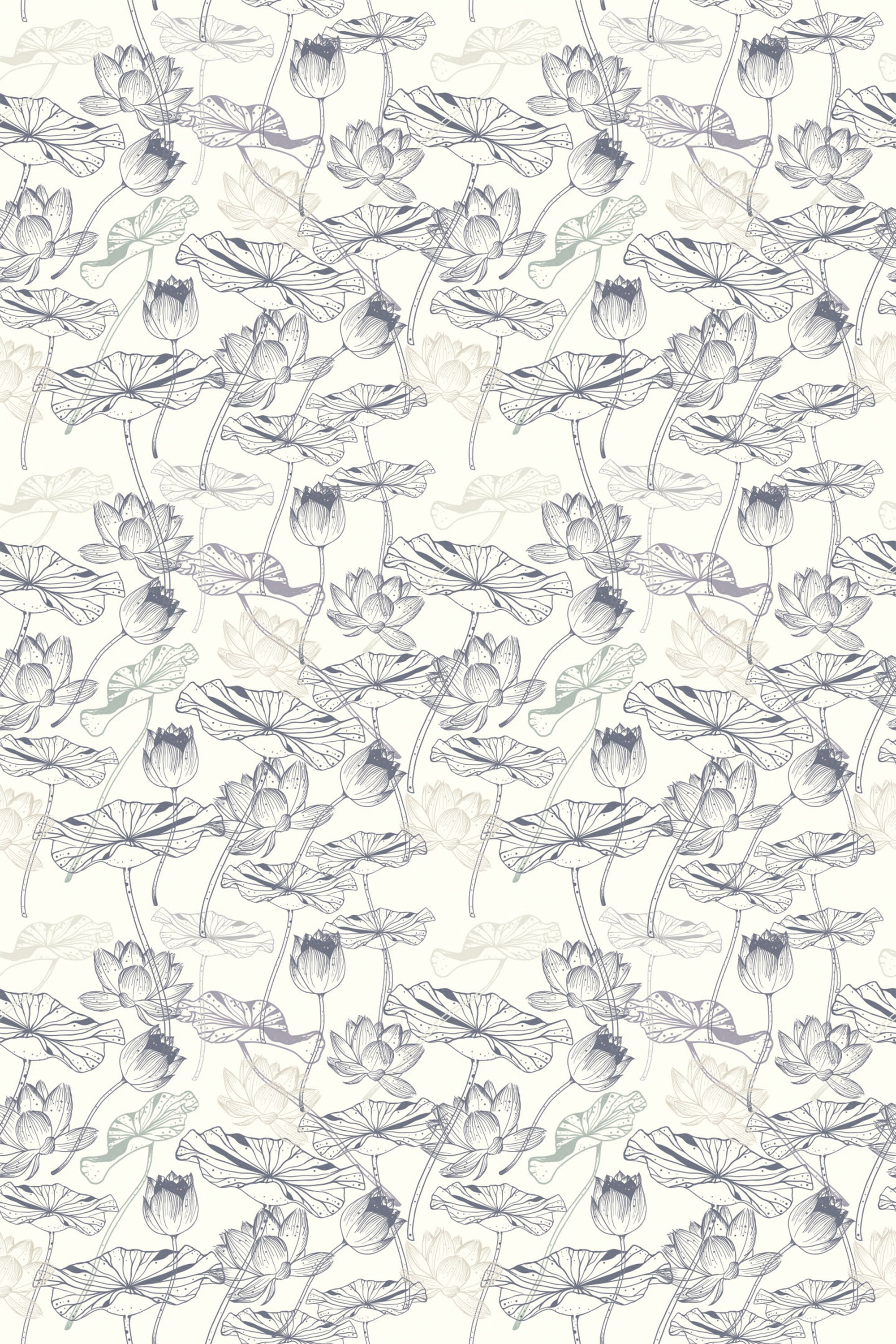white lotus wallpaper pattern repeat