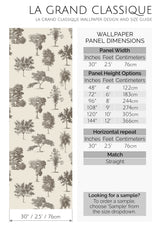 vintage trees peel and stick wallpaper specifiation
