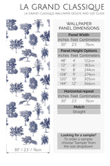 toile french trees peel and stick wallpaper specifiation