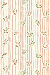 cottage flowers wallpaper pattern repeat