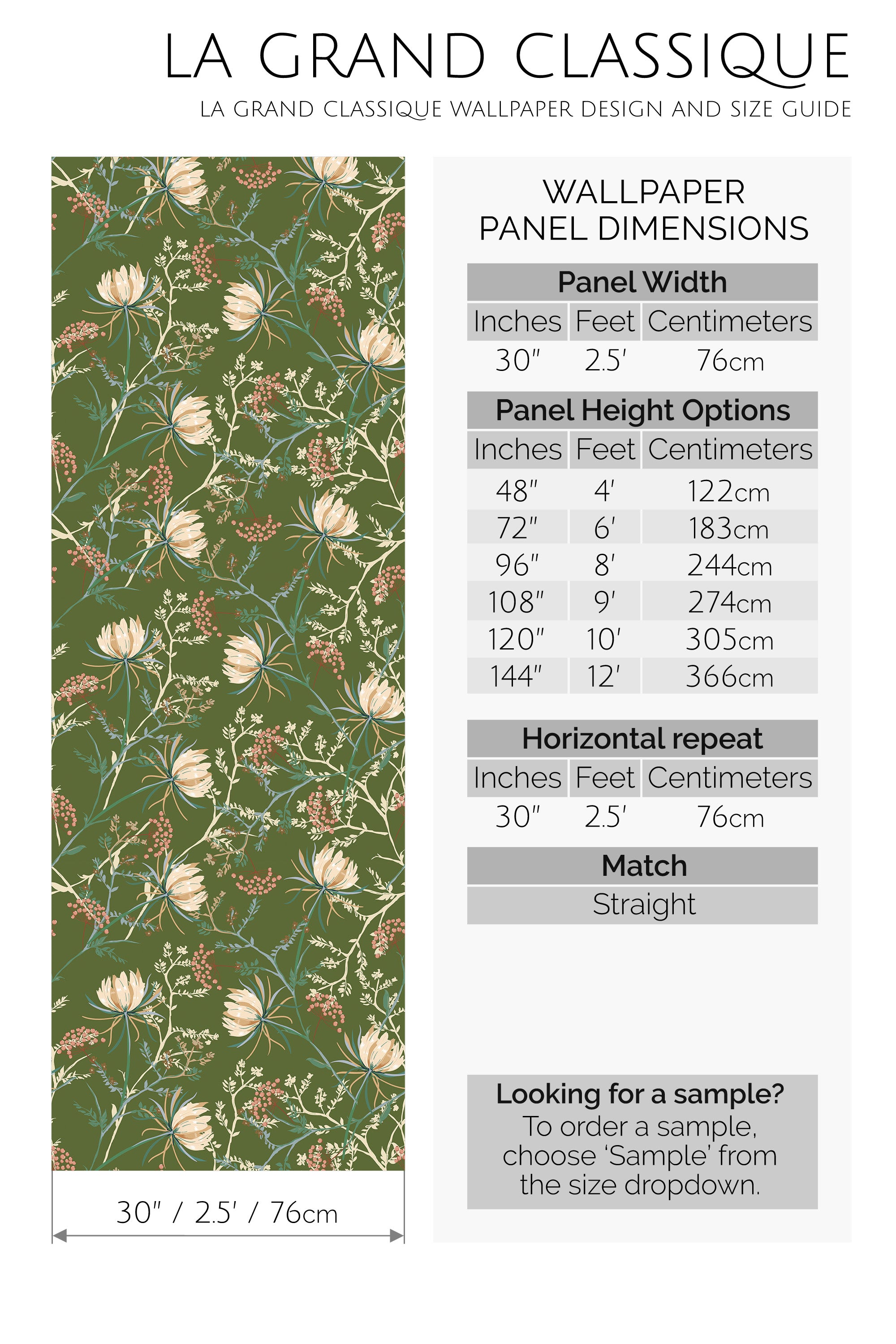 warm autumn floral peel and stick wallpaper specifiation