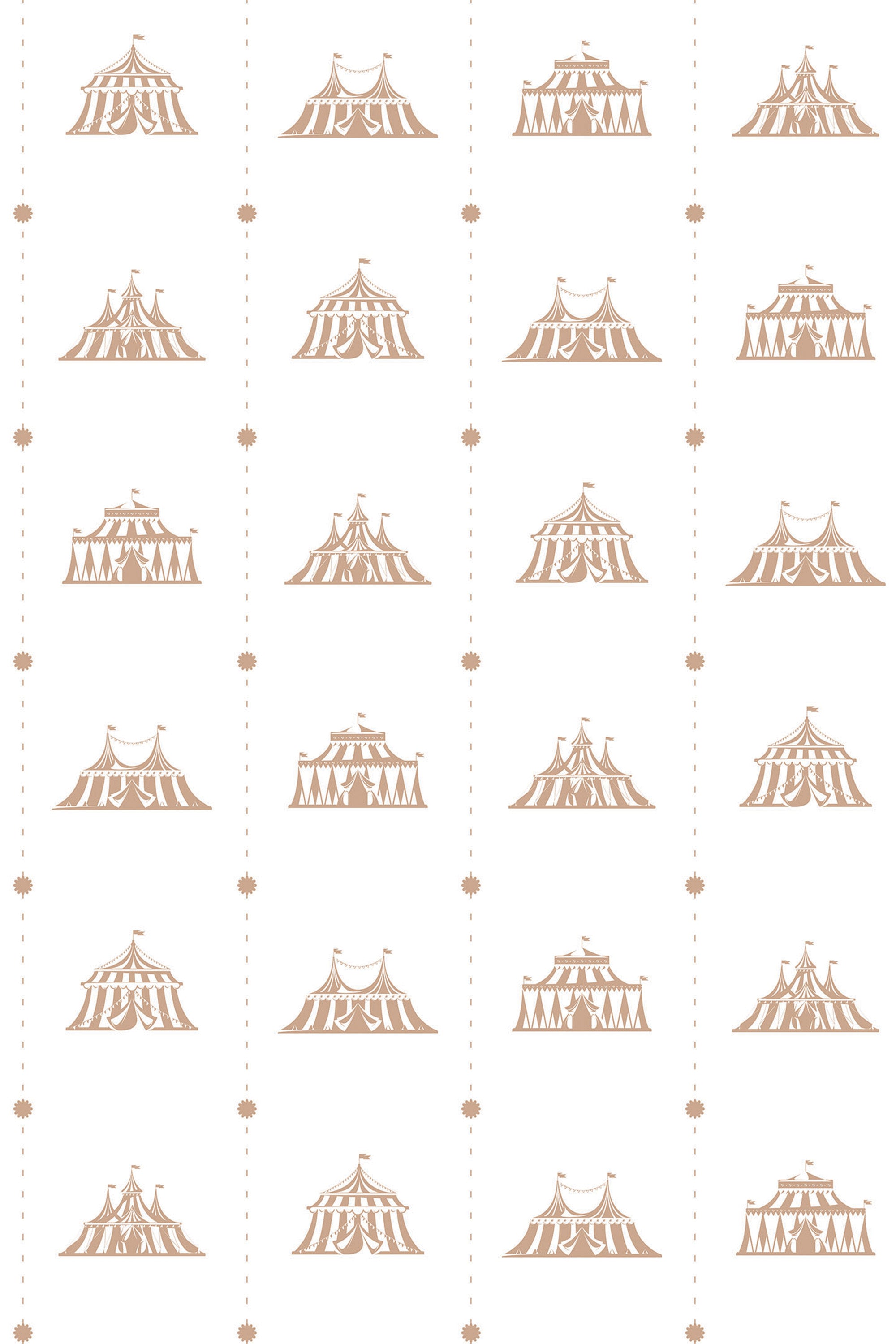 vintage circus wallpaper pattern repeat