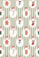 vintage christmas wallpaper pattern repeat