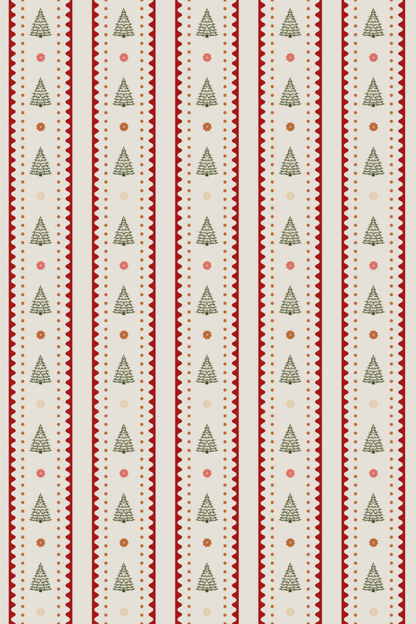 Vintage Christmas Stripes