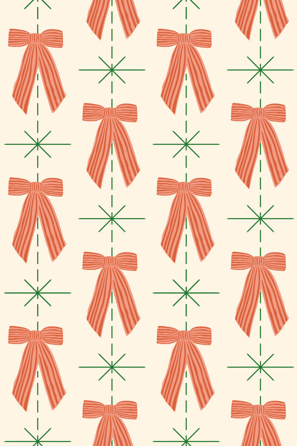 Striped Ribbons Wallpaper