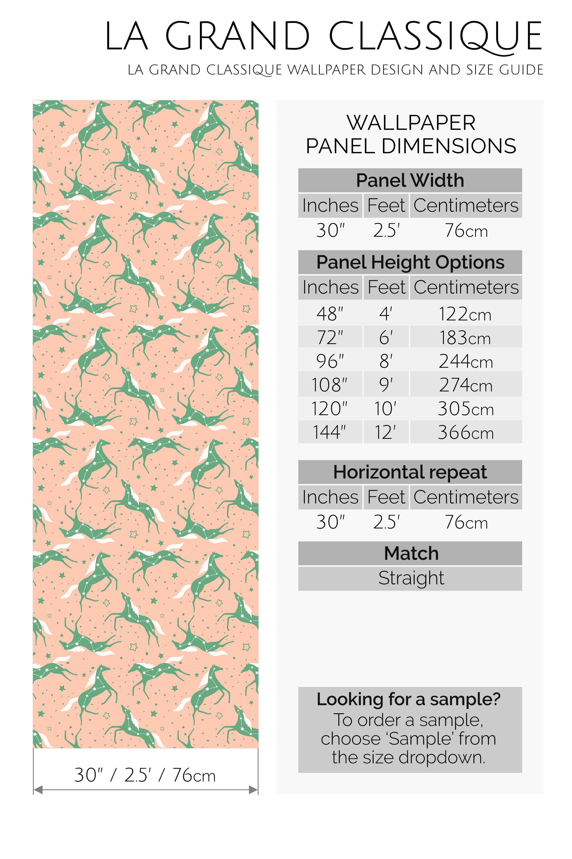 nursery horse peel and stick wallpaper specifiation