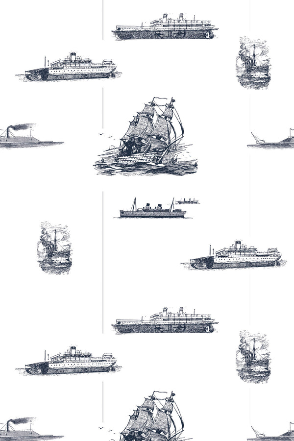 Vintage Ship Wallpaper