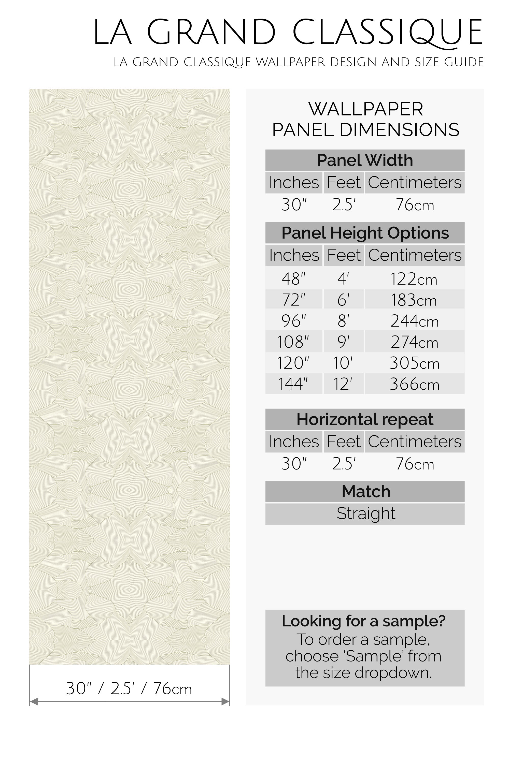 japandi symmetry peel and stick wallpaper specifiation