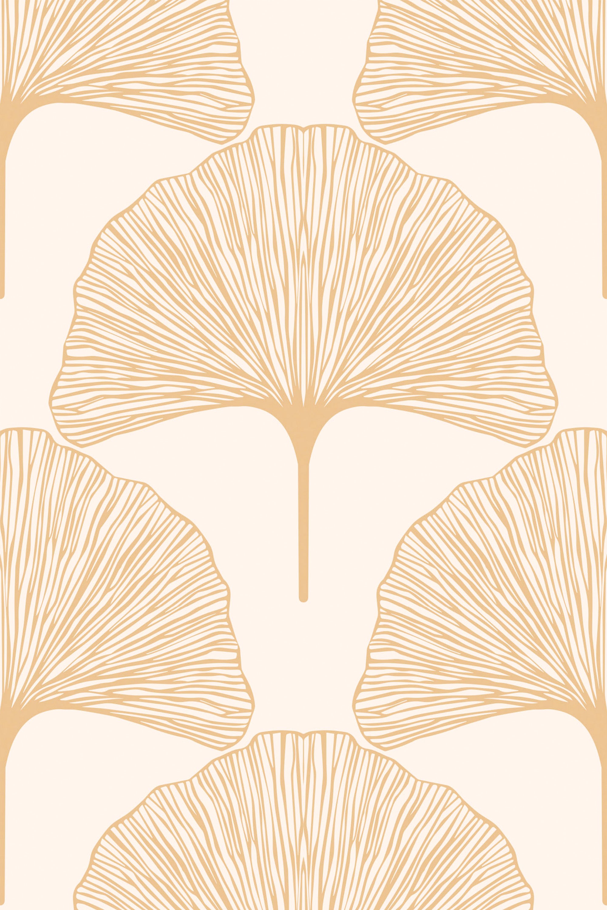 ginco leaf wallpaper pattern repeat