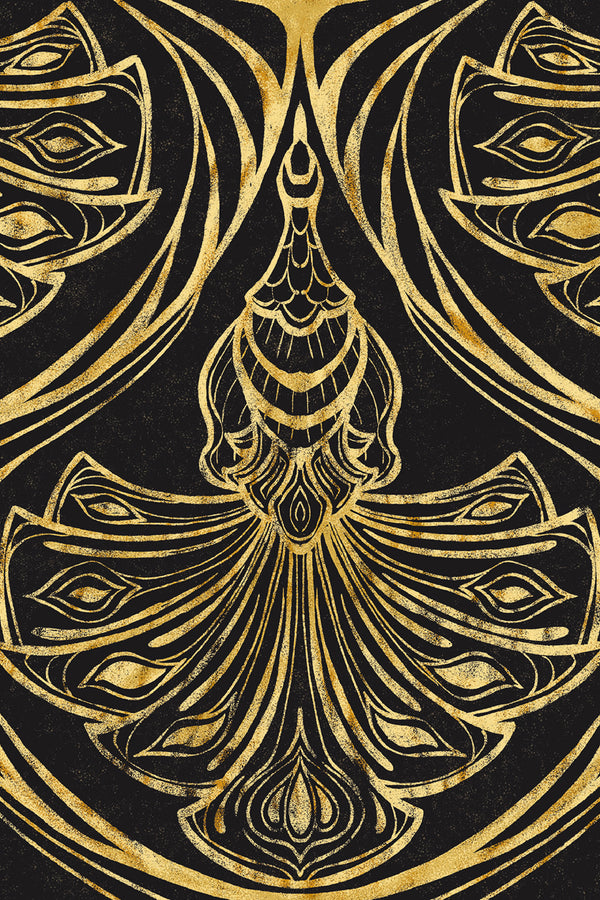 Peacock Damask