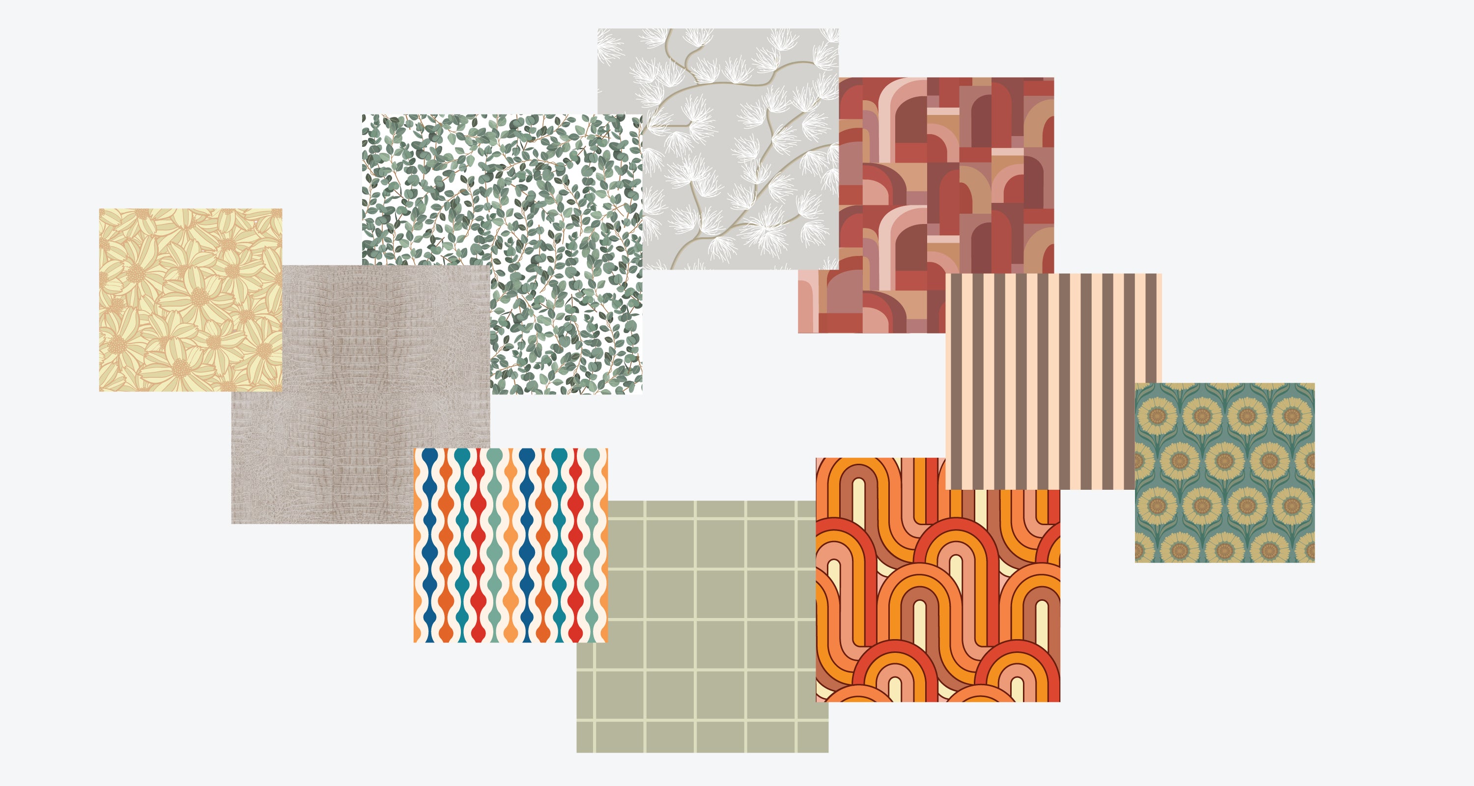 wallpaper design colorful collage