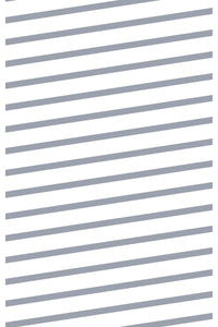 Grey parallel lines at an angle on a white background, creating a minimalist and modern design. Peel and stick removable wallpaper.