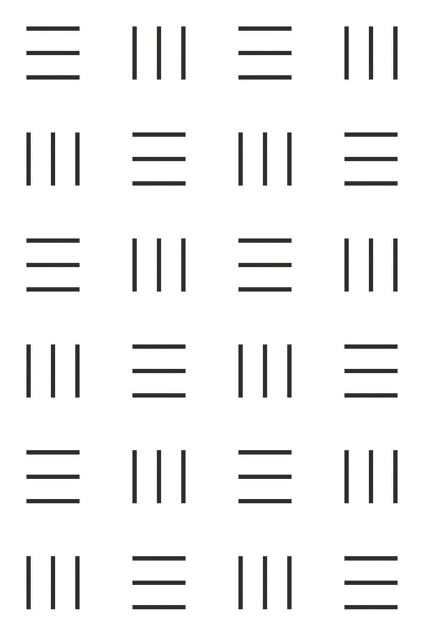 Geometric line stripes