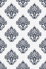 Damask print