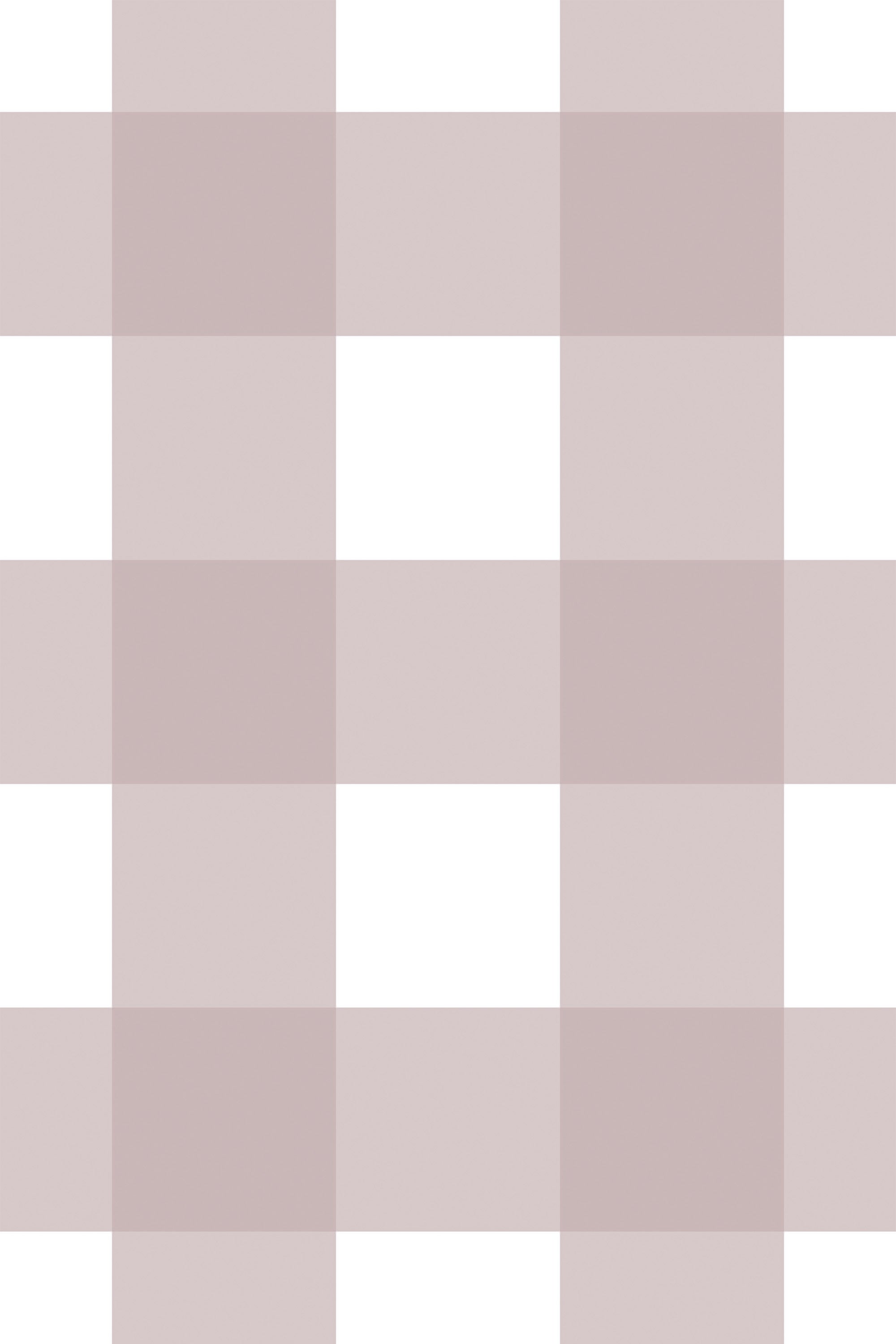 Plaid pattern wallpaper with alternating large squares in soft beige and white hues, creating a thick, checkered design. Ideal for home decor, peel and stick removable wallpaper.