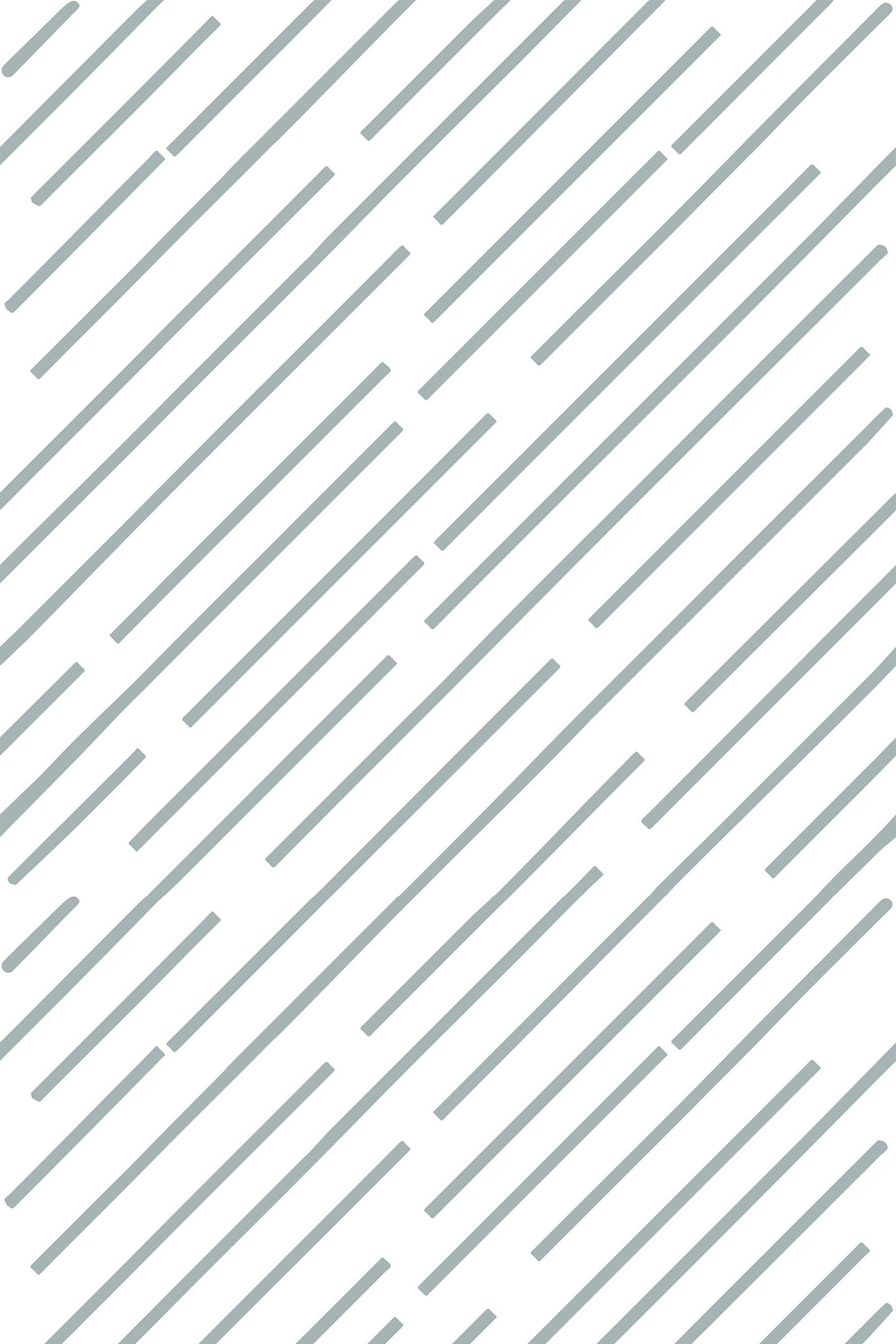 Diagonal lines arranged in a consistently repeating pattern with thin, evenly spaced, parallel stripes creating a minimalist and modern design. The lines are oriented in various directions, forming a dynamic look. The wallpaper features a simple, clean aesthetic in a neutral color palette, perfect for contemporary interiors. Peel and stick removable wallpaper.