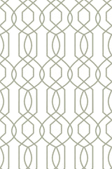 Elegant geometric Art Deco line pattern in a repeating design on peel and stick removable wallpaper.