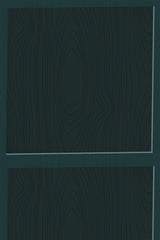 Dark green wallpaper with a stylized geometric wood grain pattern, offering a modern aesthetic for home decor as a peel and stick removable wallpaper.