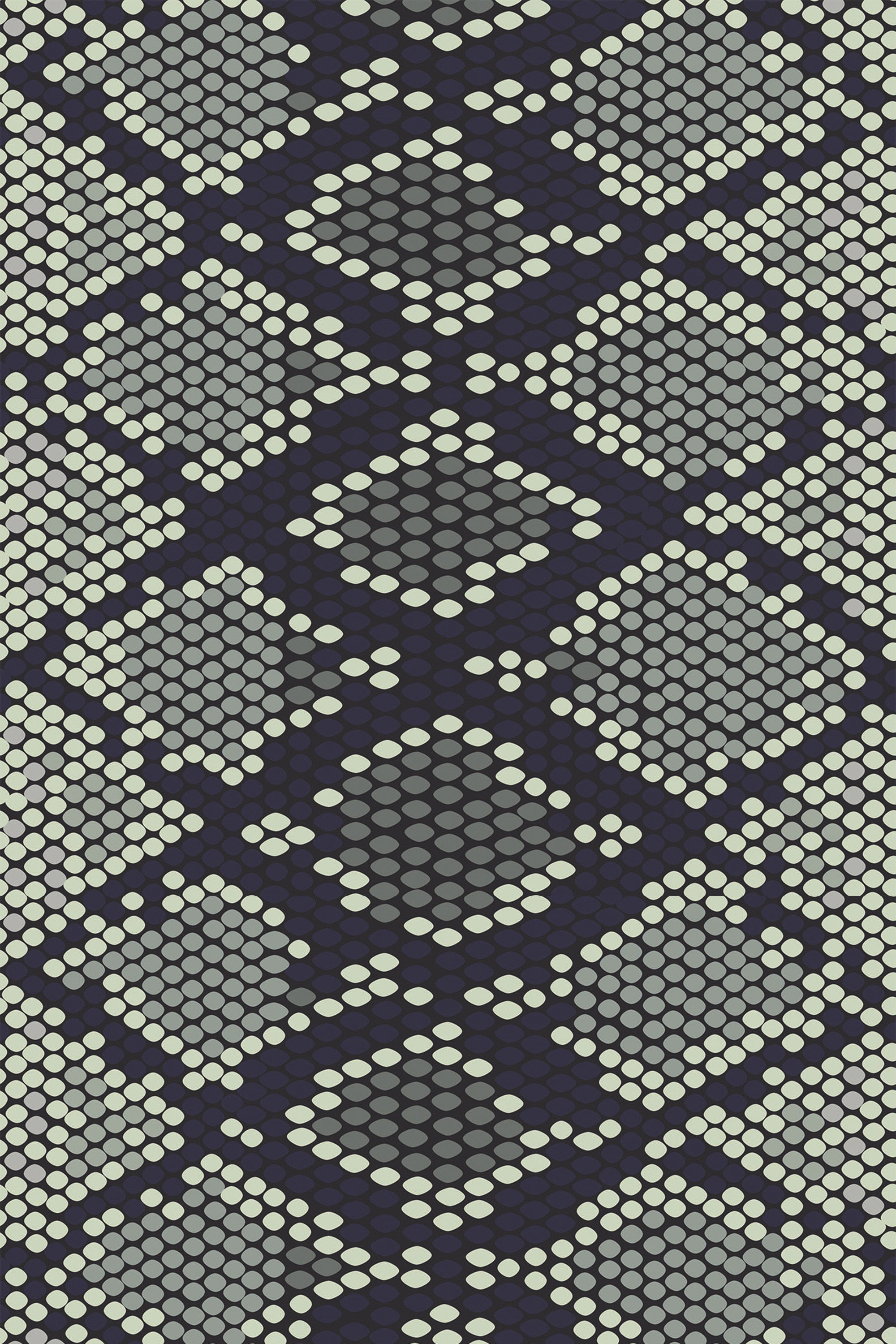 Repeated dark snake skin pattern for decorating walls, peel and stick removable wallpaper.