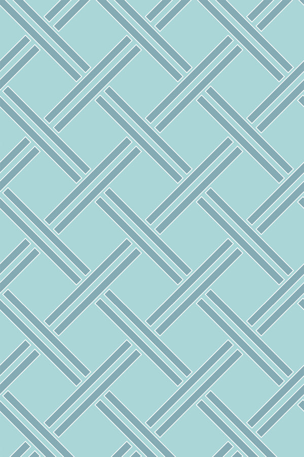 Light blue geometric