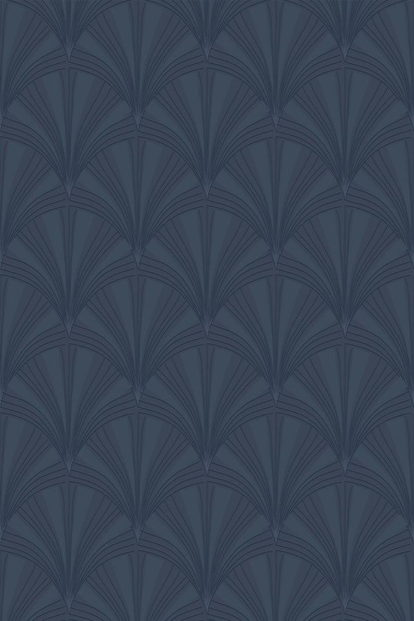 Dark blue Art Deco
