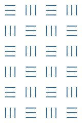 A repeating geometric kitchen pattern with alternating vertical and horizontal lines in a uniform grid layout, in dark blue on a white background. Peel and stick removable wallpaper.