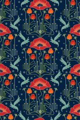 Art nouveau tulip