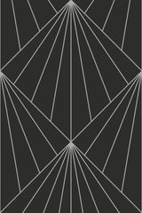 Art Deco sun rays