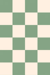 Sage green checkered