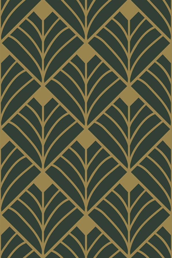 Green art deco