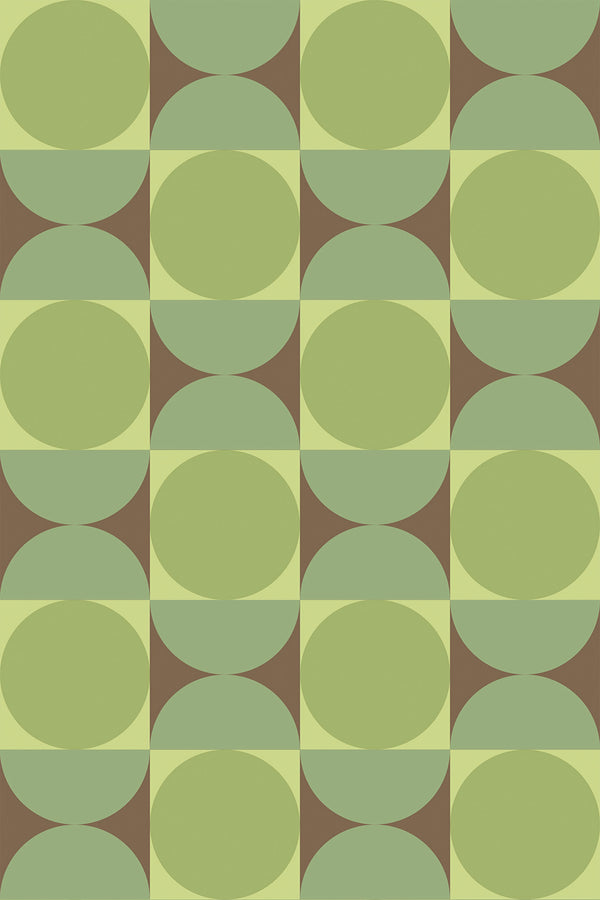 Green geometric circles