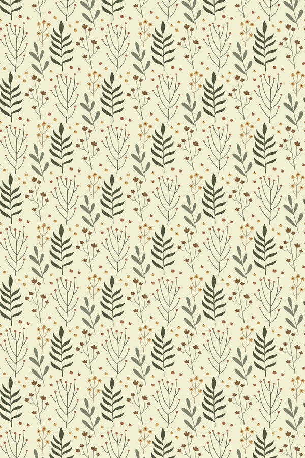 Earthy scandinavian leaf