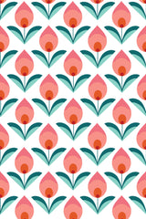 Retro tulip