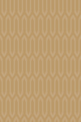 Yellow retro wave pattern with repetitive geometric shapes creating a groovy, vintage feel. Peel and stick removable wallpaper.