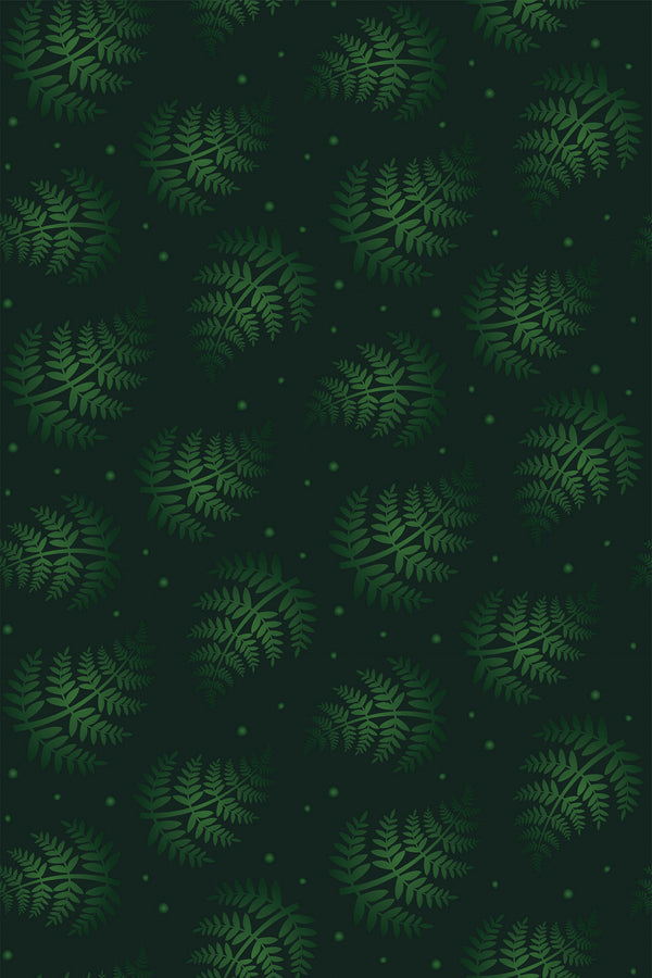 Dark green ferns