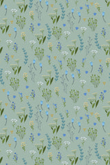 Blue floral meadow