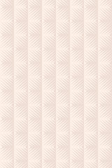 Beige and white geometric patterned peel and stick removable wallpaper with a funky tile motif.