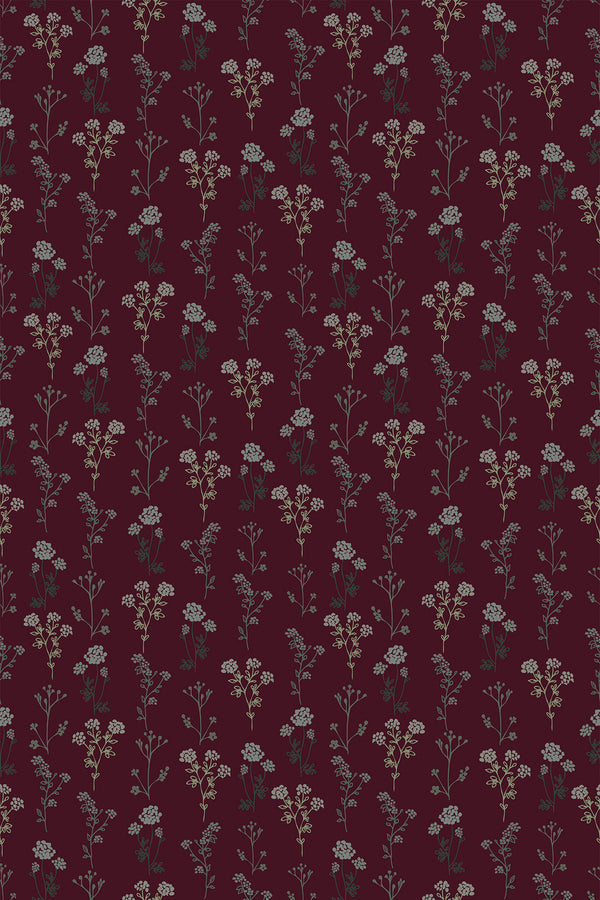 Dark burgundy flowers